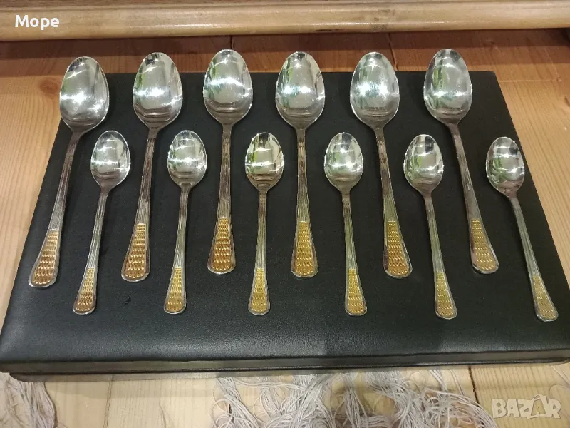 Лъжици с позлата , снимка 1