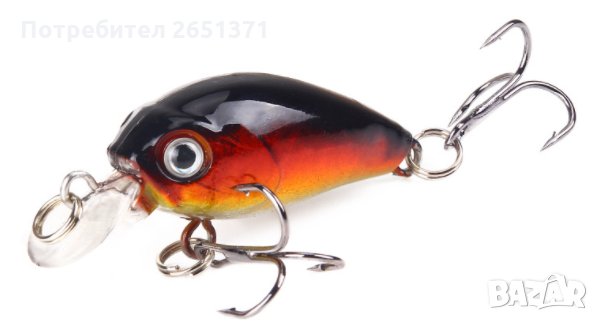 воблери мини, изкуствена примамка - 4,5 см. и 3 см. , снимка 1
