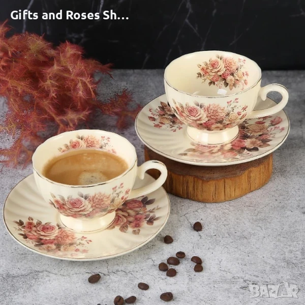 Нова порцеланова серия с рози, снимка 1