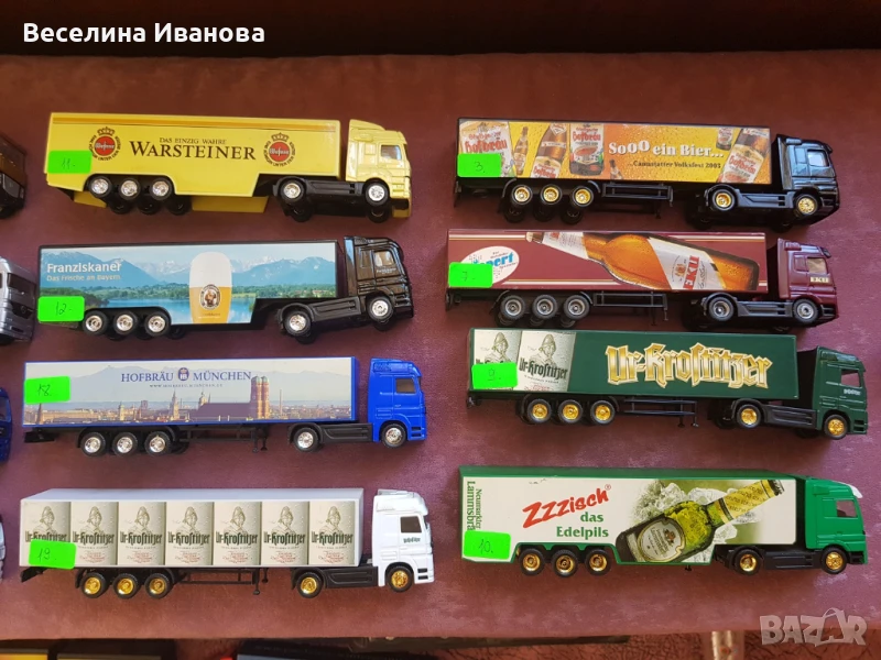 Рекламни камиони за колекционери , снимка 1