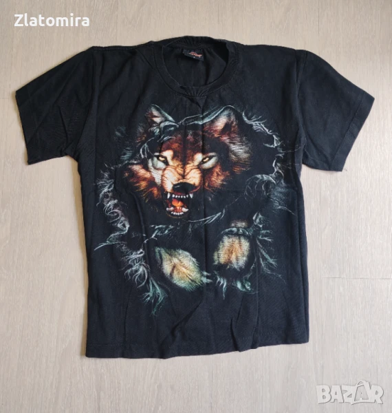 Тениска Metal Heaven щампа вълк, снимка 1