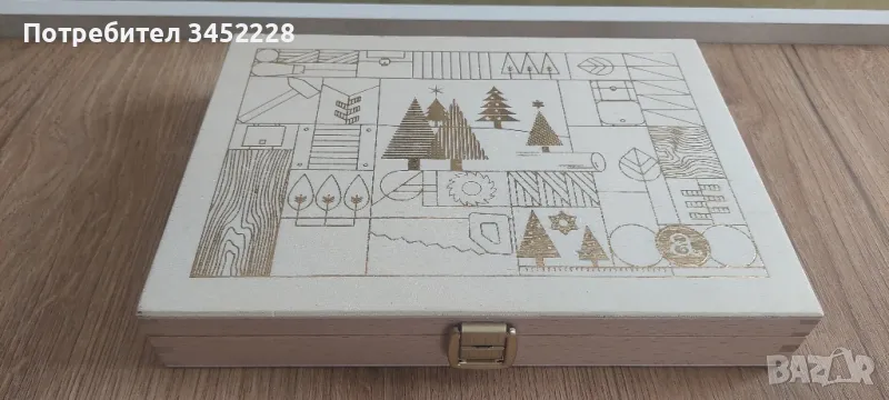 кутия дървена отлична , снимка 1