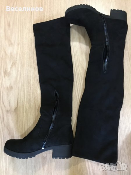 Удобни дамски ботуши тип чизми, снимка 1