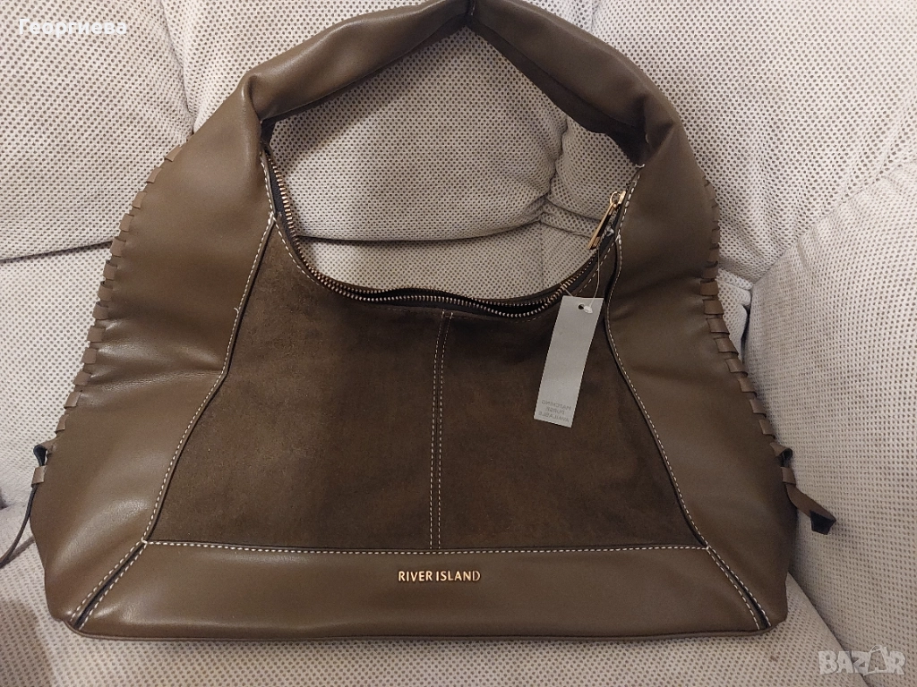 Дамска чанта-естествена кожа, снимка 1