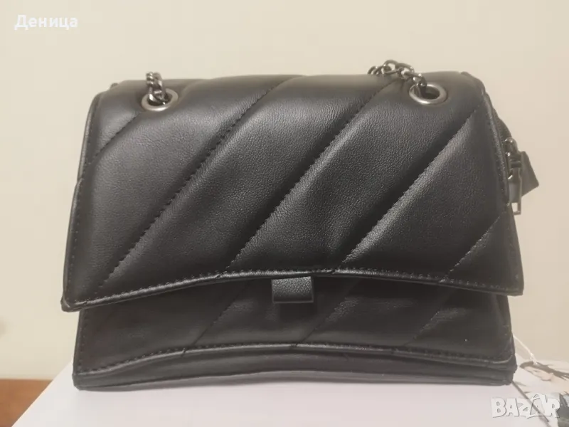 Черна чанта с регулираща дръжка , снимка 1