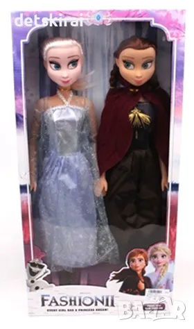 Кукла Фрозен Елза и Анна 2ка 60см, снимка 1
