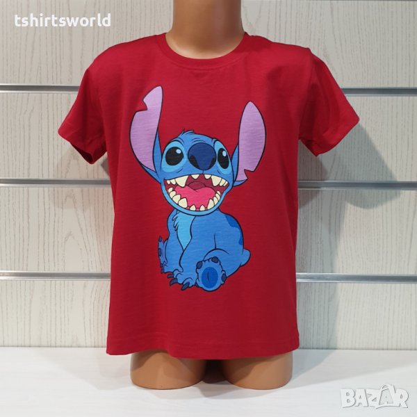 Нова детска тениска с дигитален печат Стич (Stitch), снимка 1