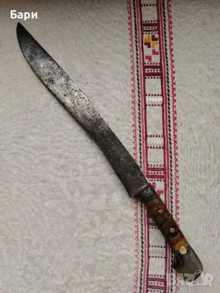 Стар хайдушки кован нож, каракулак,кулак,острие, снимка 1