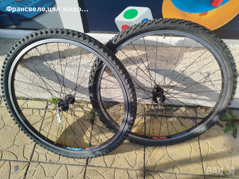 26 цола капли с гуми за велосипед колело Shimano deore , снимка 1