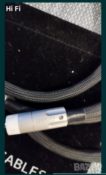 Продавам сребърен RCA интерконект, снимка 1