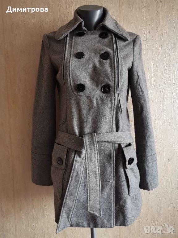 Късо палто Promod, вълна, снимка 1
