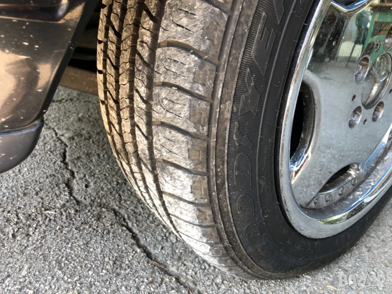 Гуми с джанти 7Jx16H2 ET25 SL R107 W126 4 броя , снимка 1