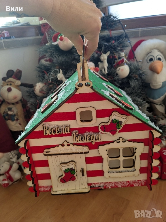 Кутия - коледна къща, снимка 1
