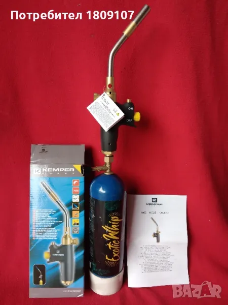 Газова горелка с пиезо запалване. , снимка 1