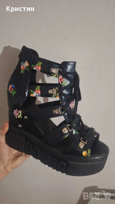 Сандали на платформа, снимка 1