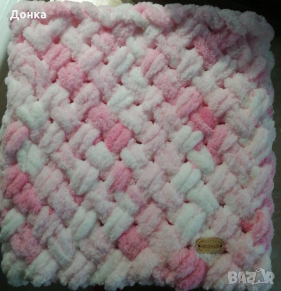Ръчно плетен кръгъл шал, снимка 1