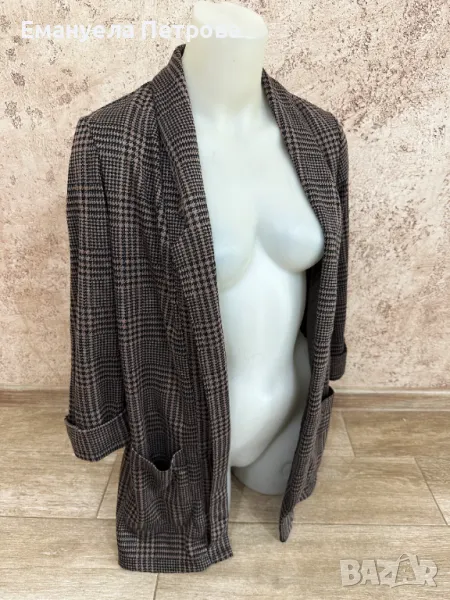 Дамско ежедневно сако NEW YORKER FB SISTER / жилетка - С М , бежов, кафяв цвят, снимка 1