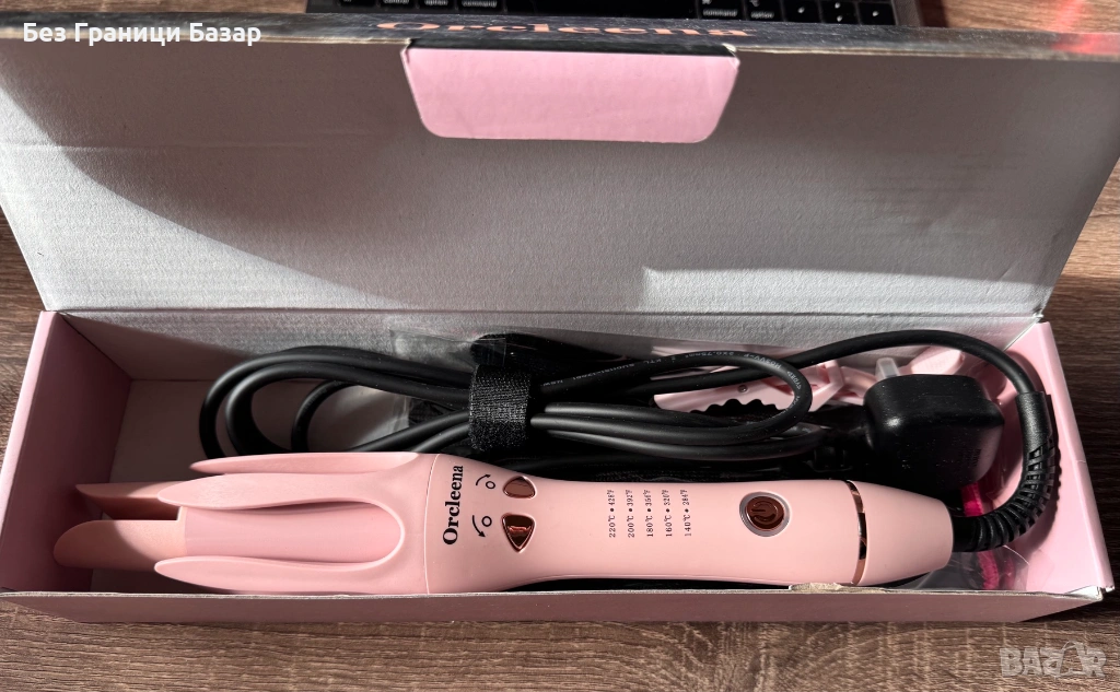 Нова Автоматична ротационна маша за коса Orcleena, къдрици с въртене, бързо загряване, снимка 1