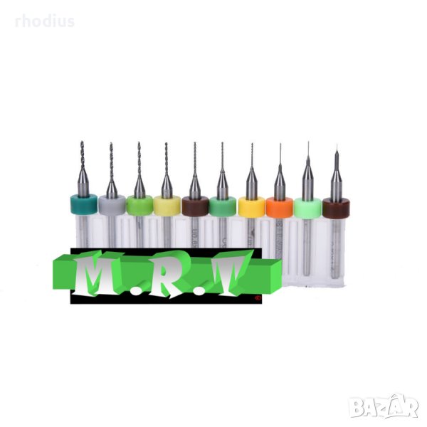 Комплект мини свредла от 0.1 мм до 1мм, снимка 1