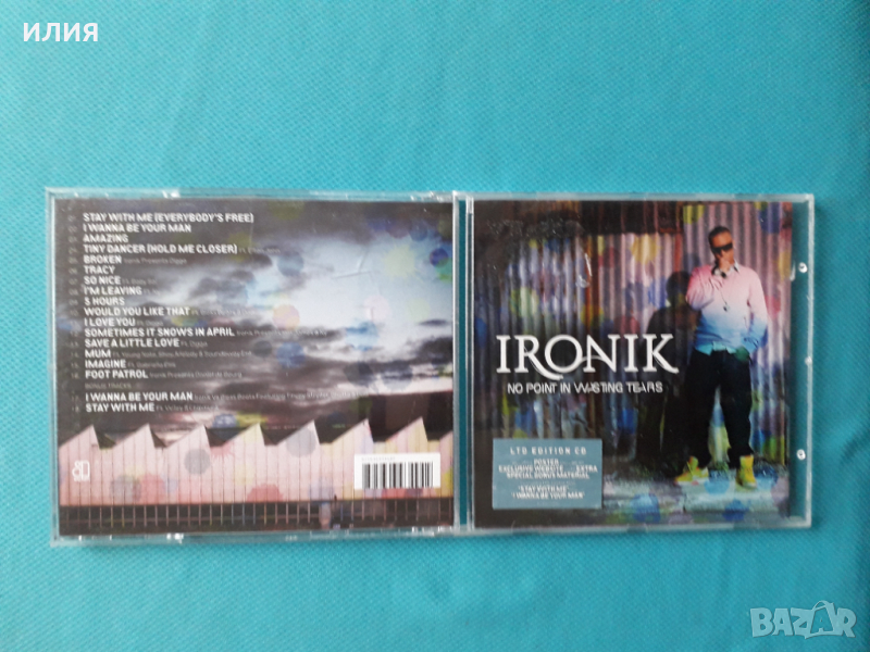 Ironik ‎– 2008- No Point In Wasting Tears (Pop Rap), снимка 1