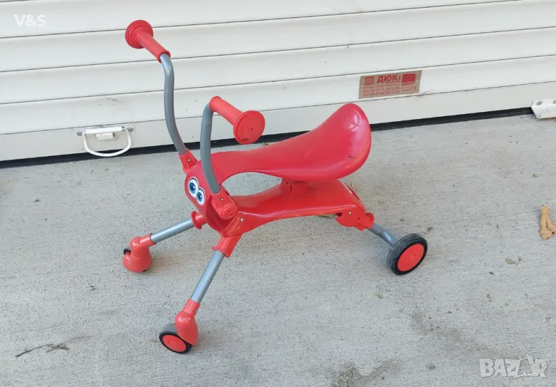 Smart Trike - Детско колело за бутане и яздене Springo Red, снимка 1