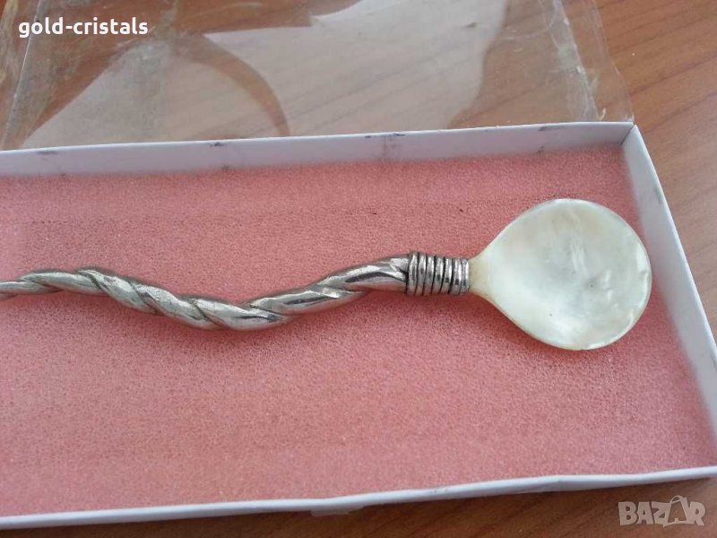 Лъжичка с  седеф за хайвер , снимка 1