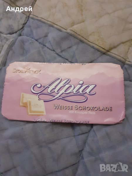 Стара опаковка от шоколад Alpia, снимка 1