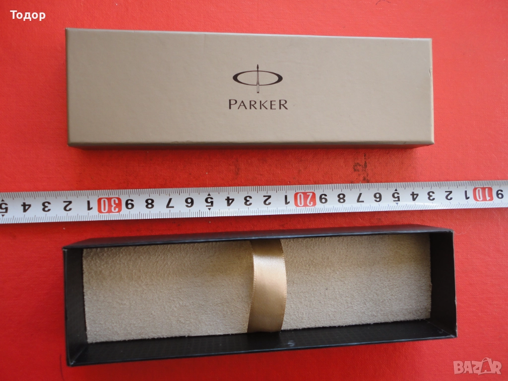 Кутия за химикал писалка Parker, снимка 1