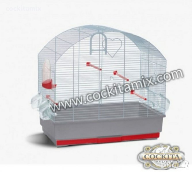 Клетка за птици АСО КУПА / TRIS D ASSI - размери 59.5 / 35.5 / 57.5 височина, снимка 1