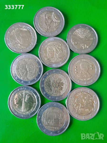  10 броя Колекционерски евро монети , снимка 1
