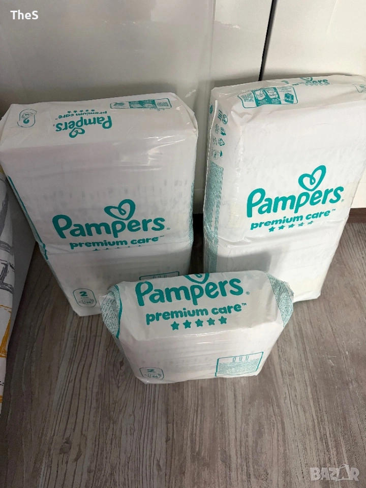 Продавам памперси на pampers premium care, размер 2  -140 бр , снимка 1
