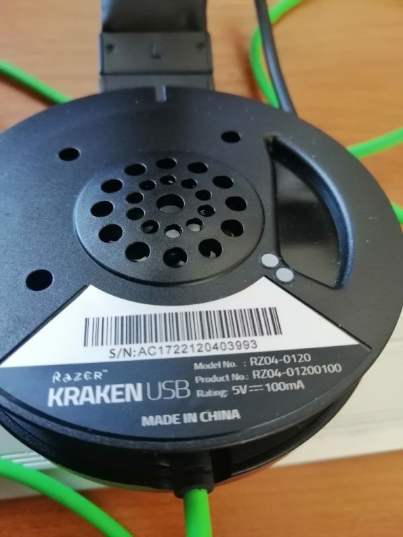 Геймърски слушалки Razer Kraken USB Headset RAZER RZ04-01200100-R3M1 в  Слушалки за компютър в гр. Плевен - ID40556771 — Bazar.bg