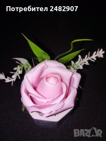 Декорация със сапунена роза, снимка 3 - Други - 39805922