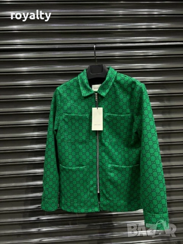 Gucci Зелено Мъжко Палто