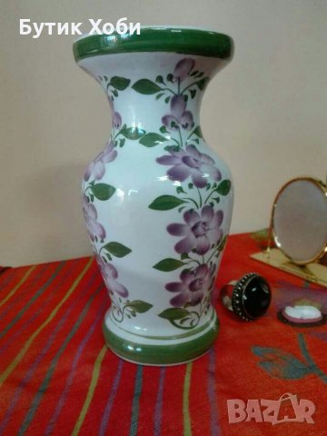 Италианска ваза от порцелан/ майолика, снимка 2 - Колекции - 31795795