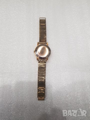 Мъжки позлатен механичен часовник Besancon - Antimagnetic-, снимка 6 - Антикварни и старинни предмети - 35306599