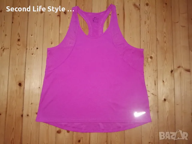 Nike Dri-FIT оригинален дамски потник р-р XL, снимка 2 - Спортни екипи - 55729846
