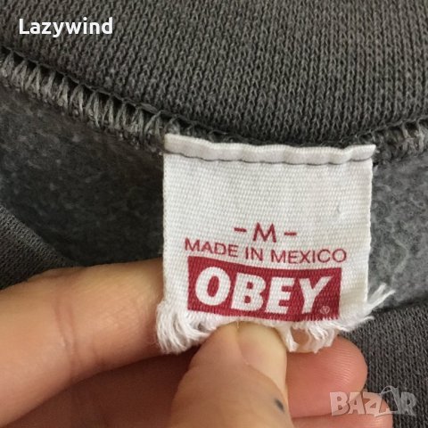 Суитчър OBEY, ОРИГИНАЛЕН!, снимка 2 - Суичъри - 31535861