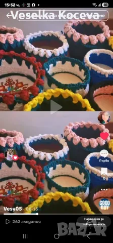 Част от панерките ми,има и по малки ,друг цвят.🌼🌸🌿, снимка 2 - Подаръци за жени - 55961288