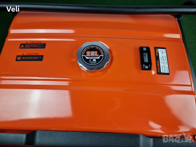 Генератор за ток комбиниран монофазен и трифазен с ел. стартер 6.5kw, снимка 5 - Генератори - 38248901