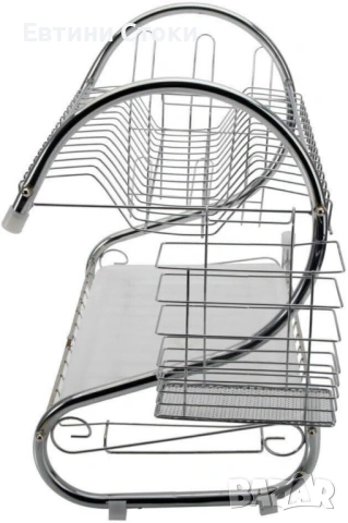 Луксозен S-образен сушилник за съдове - двуредов, стил и ред, снимка 7 - Други - 54064133