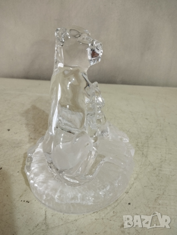 Стъклена декорация мечки, снимка 2 - Декорация за дома - 44758355