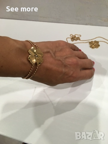 FOLLI FOLLIE дамски сет стомана с розова позлата, снимка 10 - Бижутерийни комплекти - 52923783