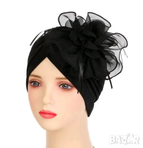Шапка бохо стил/Гетсби/тюрбан, снимка 1