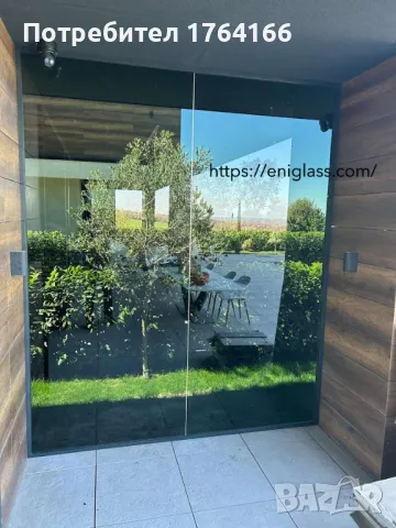 Стъклени врати стъклени прегради безпрофилно остъкление, снимка 3 - Дограми - 49869114