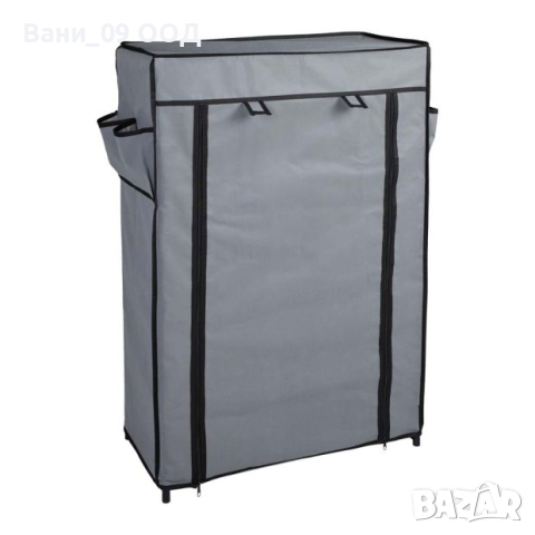 Текстилна закрита етажерка за обувки , снимка 2 - Шкафове - 44682887