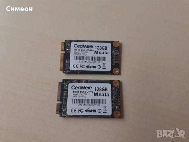 128GB msata SSD, снимка 2 - Части за лаптопи - 51674319