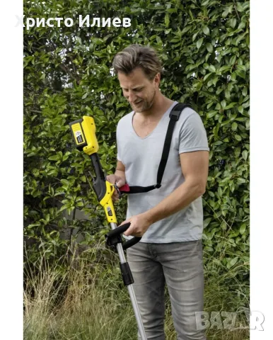 Акумулаторен тример с корда Karcher LTR 36-33 с Батерия 5 Ah и Зарядно комплект, снимка 9 - Градинска техника - 56080854