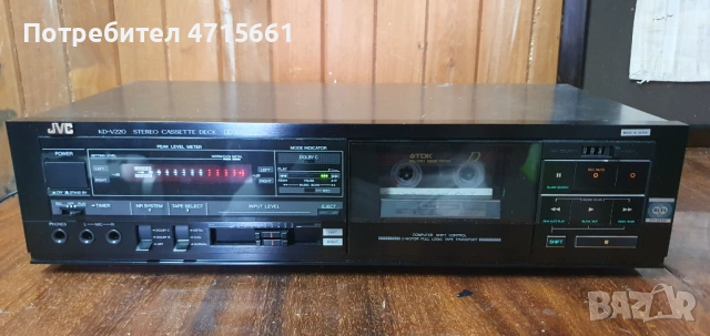 JVC Еднокасетъчен дек произведен в Япония , снимка 2 - Декове - 53180600