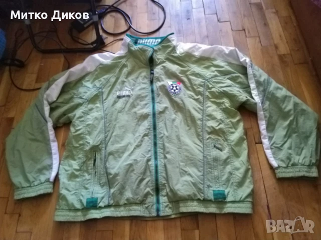 България футболно на Пума 1996г горно оригинално винтидж размер Л, снимка 2 - Футбол - 51095364